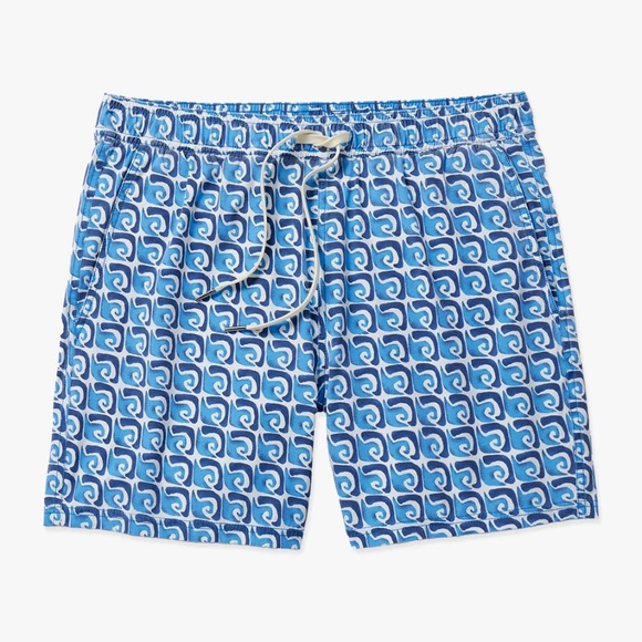 Fair Harbor Bungalow Trunk | Rolling Waves Size SS - Picture 1 of 4